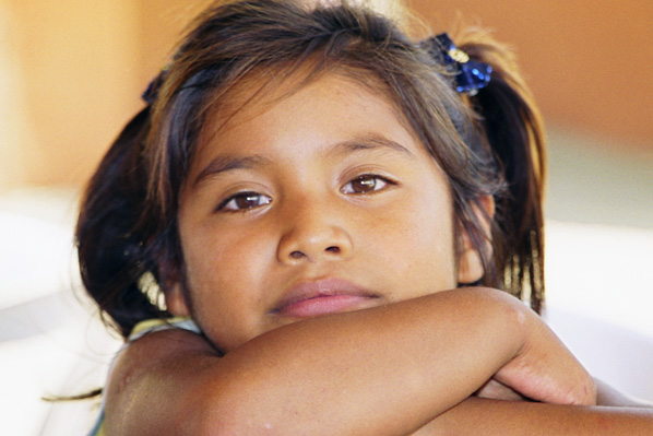 Mexique jeune fille du Chiapas © pascal barreiro 1998